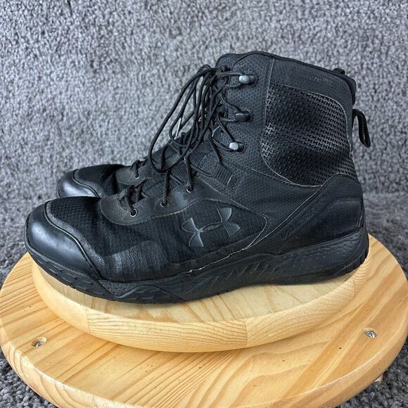Under Armour Valsetz RTS Tactical Boot Mens 11.5 Black High Top Military Sneaker